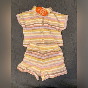 Wonder Nation outfit. Size 18 months. Striped. New with tags.